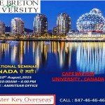 Educational Seminar by Cape Breton University , Canada